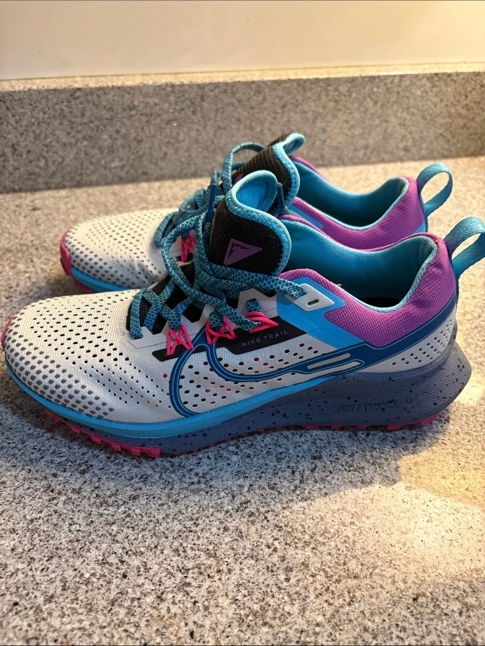 Nike Women’s Teal, Purple & Gray Trail Running Shoes